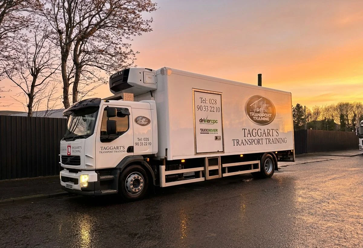 Taggart CPC training vehicle at sunset